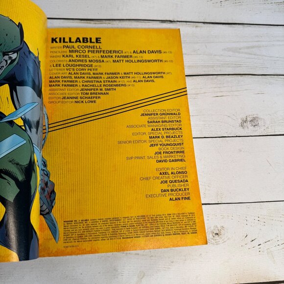 Wolverine Killable Vol 2 Marvel Now TPB Graphic Novel Paul Cornell Alan Davis - Picture 4 of 8